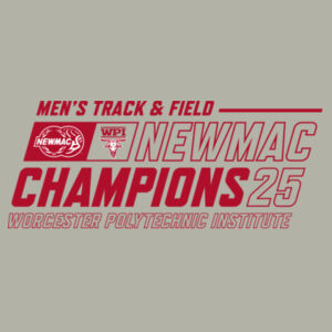 WPI Mens T&F - Club Fleece Pullover Hoodie Design