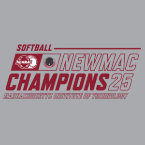 MIT Softball Champions - Women's Jersey Racerback Tank Design