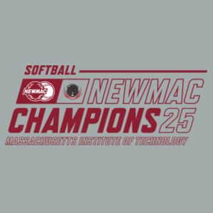 MIT Softball Champions - Ladies Fan Favorite V Neck Tee Design